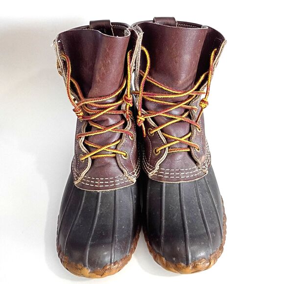 LL Bean Vintage Duck Boots Maine Hunting Shoe Made in USA Women's 5 Waterproof - Picture 3 of 10